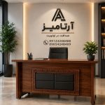 میز کارمندی نیمه وکیوم مربعی دوکشو