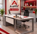 میز مدیریت فلزی ال ثابت 0121