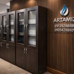 کتابخانه درب بزرگ شیشه ای
