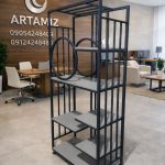 کتابخانه فلزی آیینه خور